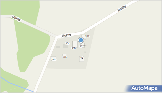 Rokity, Rokity, 90, mapa Rokity