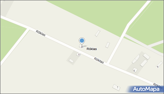 Róklas, Róklas, 10, mapa Róklas