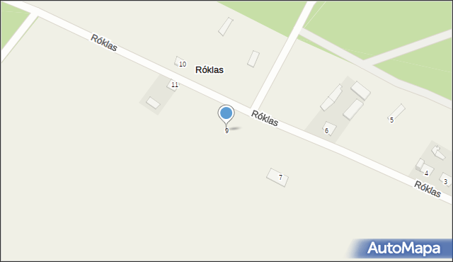 Róklas, Róklas, 9, mapa Róklas