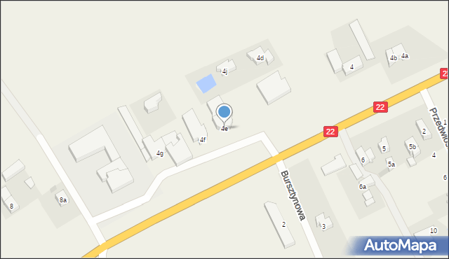 Rokocin, Rokocin, 4e, mapa Rokocin