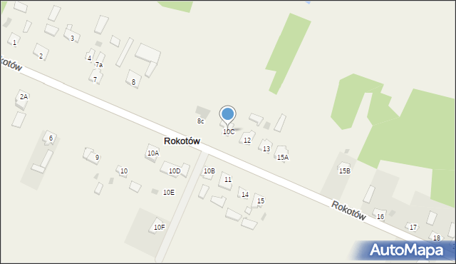 Rokotów, Rokotów, 10C, mapa Rokotów