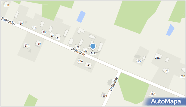 Rokotów, Rokotów, 24A, mapa Rokotów