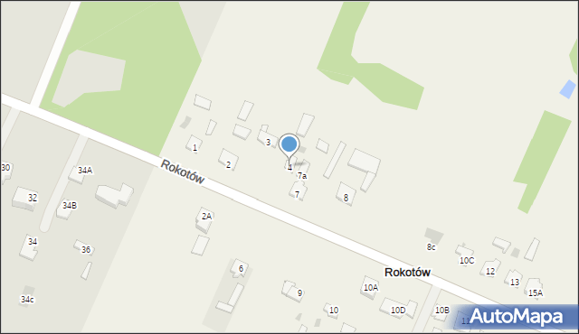 Rokotów, Rokotów, 4, mapa Rokotów