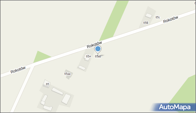 Rokotów, Rokotów, 65ab, mapa Rokotów