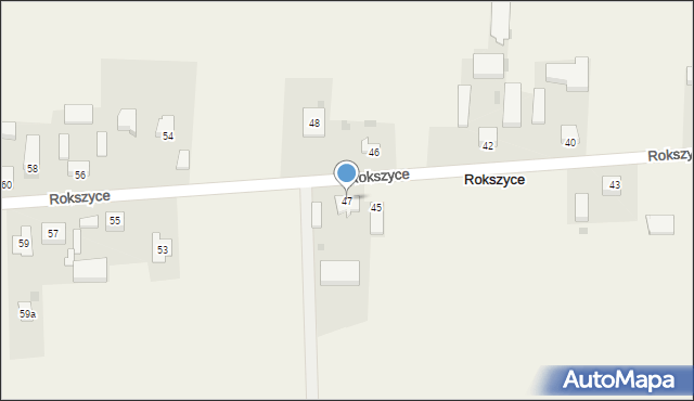 Rokszyce, Rokszyce, 47, mapa Rokszyce