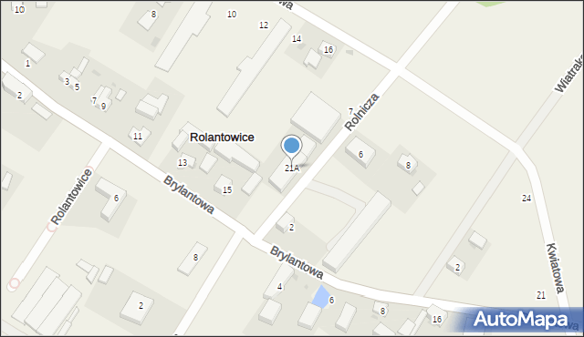 Rolantowice, Rolantowice, 21A, mapa Rolantowice