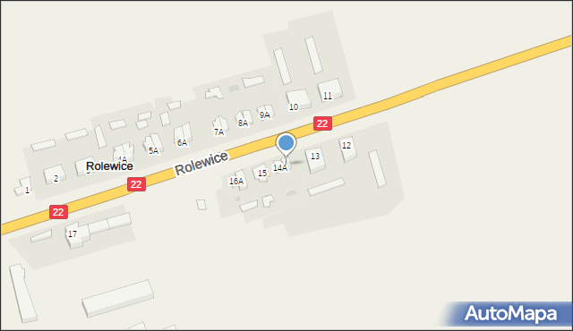 Rolewice, Rolewice, 14B, mapa Rolewice