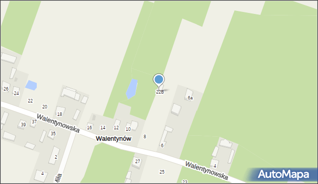 Romanów, Romanów, 22B, mapa Romanów