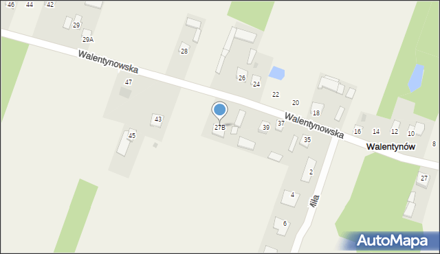 Romanów, Romanów, 27B, mapa Romanów