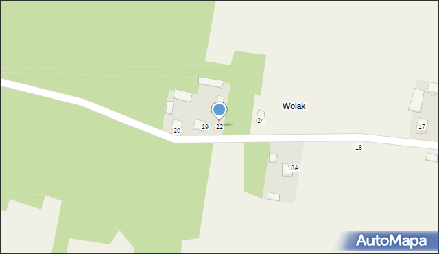 Romanów, Romanów, 22, mapa Romanów