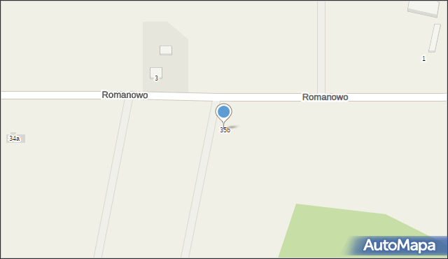 Romanowo, Romanowo, 35b, mapa Romanowo