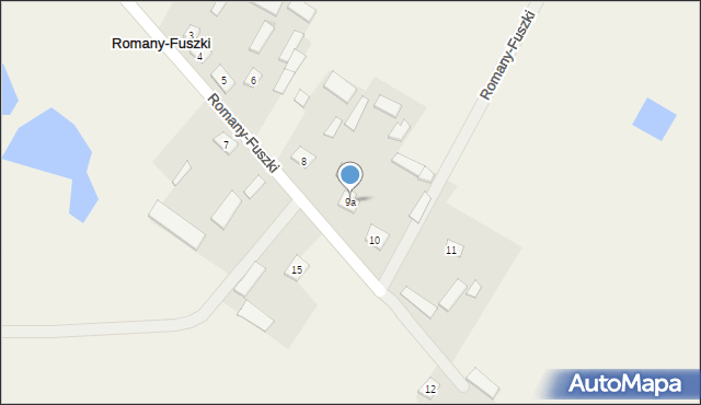 Romany-Fuszki, Romany-Fuszki, 9a, mapa Romany-Fuszki