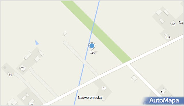 Romaszki, Romaszki, 74A, mapa Romaszki