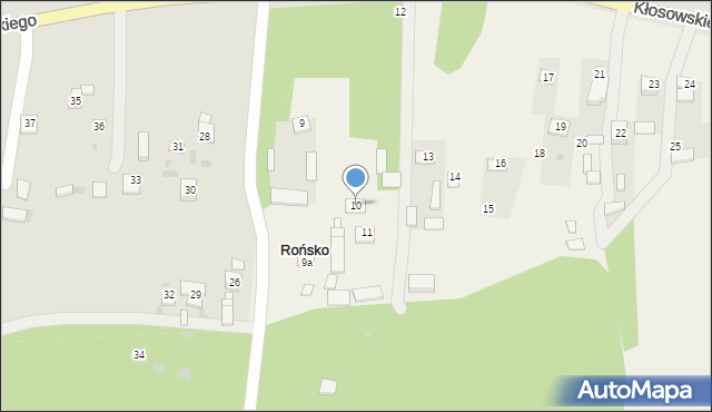 Rońsko, Rońsko, 10, mapa Rońsko