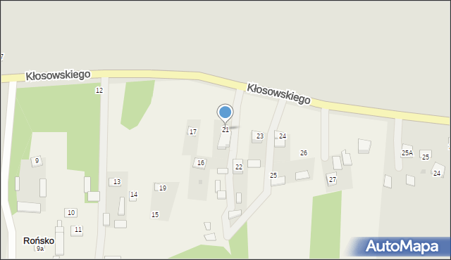 Rońsko, Rońsko, 21, mapa Rońsko