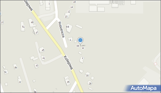 Ropczyce, Robotnicza, 4b, mapa Ropczyce