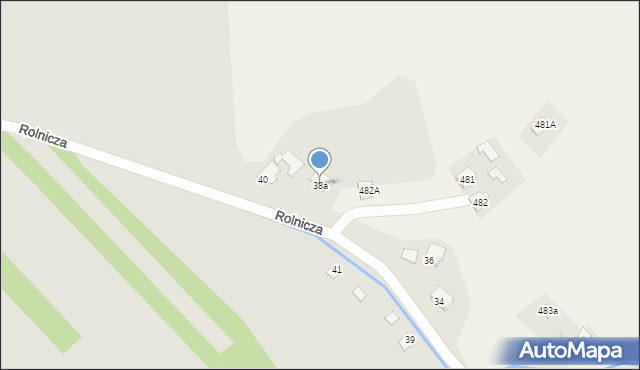 Ropczyce, Rolnicza, 38a, mapa Ropczyce