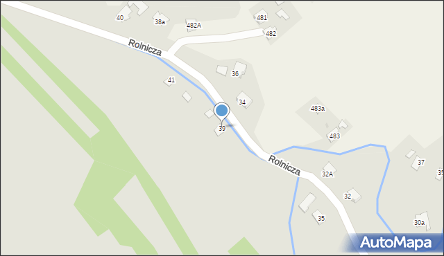 Ropczyce, Rolnicza, 39, mapa Ropczyce