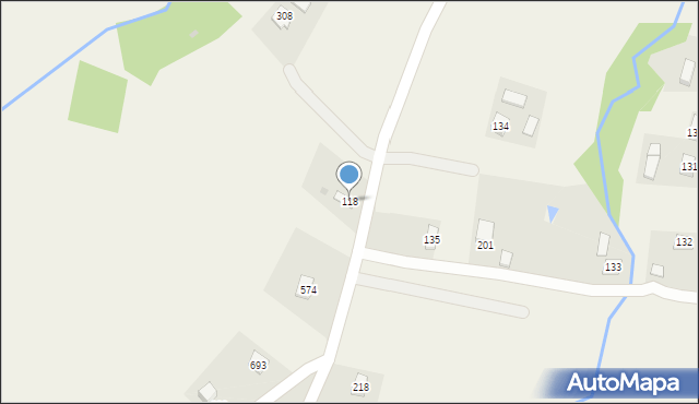 Ropica Polska, Ropica Polska, 118, mapa Ropica Polska