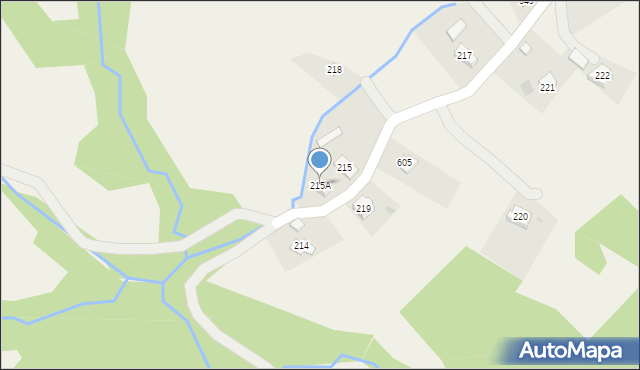 Ropica Polska, Ropica Polska, 215A, mapa Ropica Polska