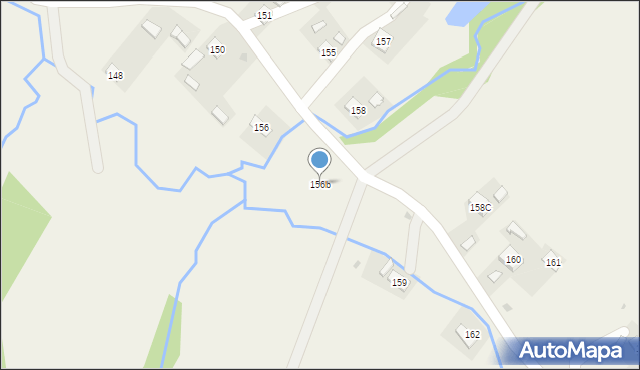 Ropienka, Ropienka, 156b, mapa Ropienka