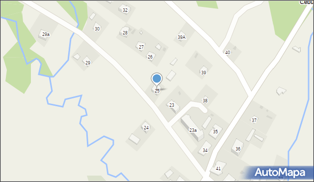 Ropienka, Ropienka, 25, mapa Ropienka