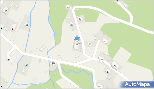 Ropienka, Ropienka, 49, mapa Ropienka