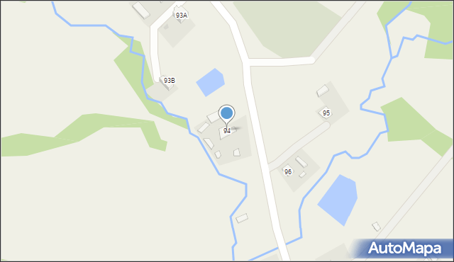 Ropienka, Ropienka, 94, mapa Ropienka