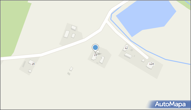Rościce, Rościce, 13, mapa Rościce