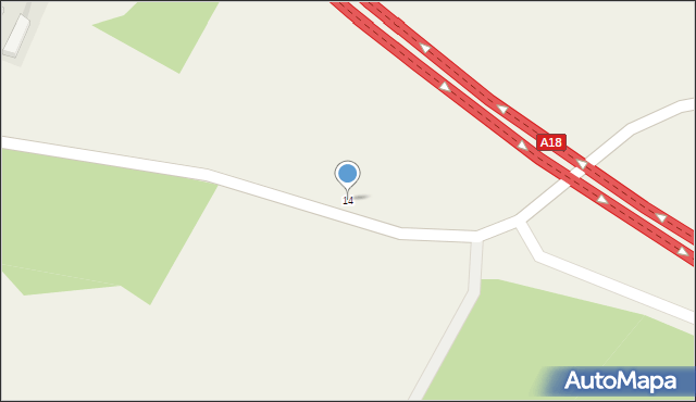 Rościce, Rościce, 14, mapa Rościce