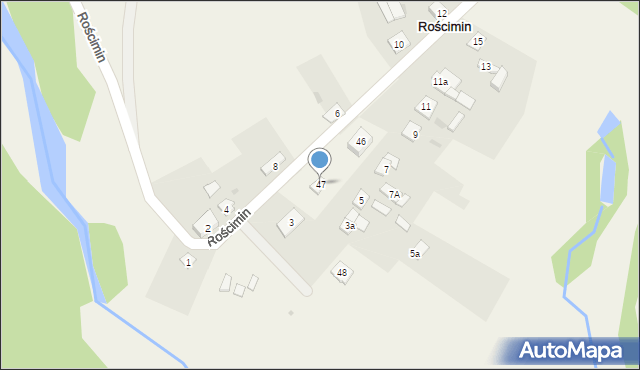 Rościmin, Rościmin, 47, mapa Rościmin