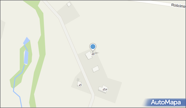 Rościmin, Rościmin, 49, mapa Rościmin