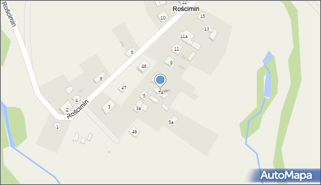 Rościmin, Rościmin, 7A, mapa Rościmin