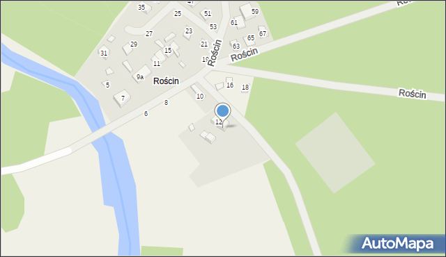 Rościn, Rościn, 14, mapa Rościn