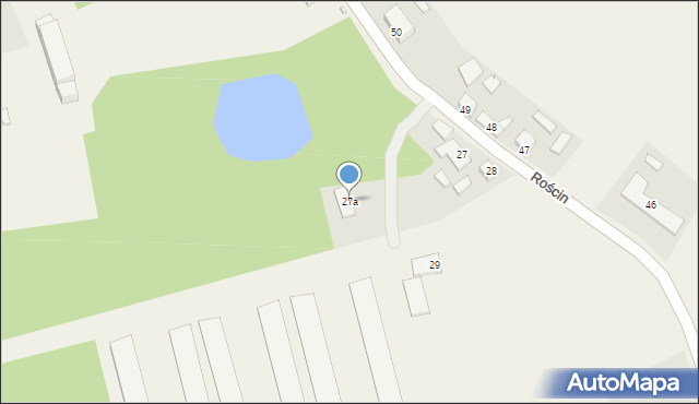 Rościn, Rościn, 27a, mapa Rościn