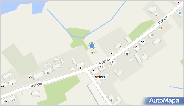 Rościn, Rościn, 5, mapa Rościn