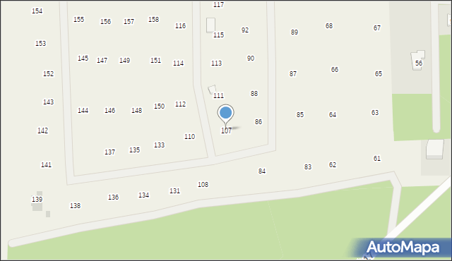 Rościnno, Rościnno, 107, mapa Rościnno