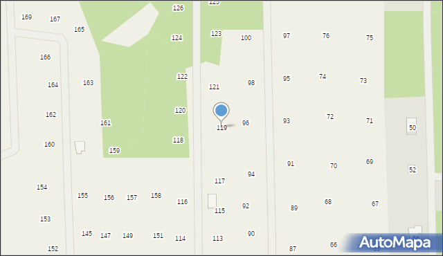 Rościnno, Rościnno, 119, mapa Rościnno