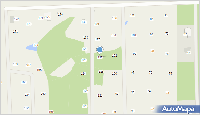 Rościnno, Rościnno, 125, mapa Rościnno