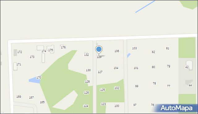 Rościnno, Rościnno, 129, mapa Rościnno