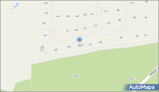 Rościnno, Rościnno, 134, mapa Rościnno