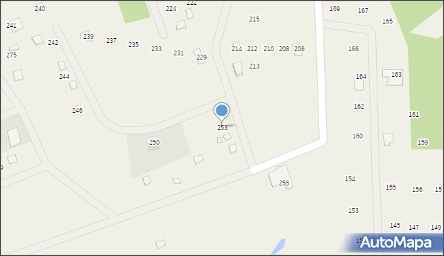 Rościnno, Rościnno, 253, mapa Rościnno