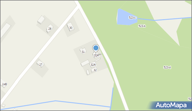 Rościnno, Rościnno, 31A, mapa Rościnno