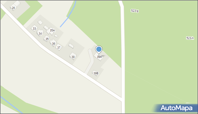 Rościnno, Rościnno, 39A, mapa Rościnno