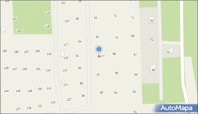 Rościnno, Rościnno, 89, mapa Rościnno