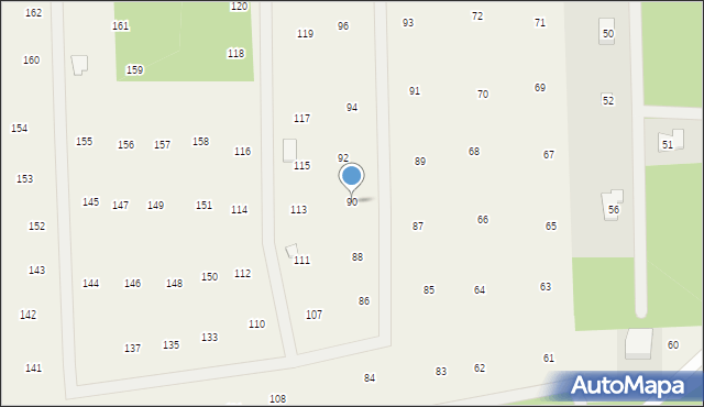 Rościnno, Rościnno, 90, mapa Rościnno