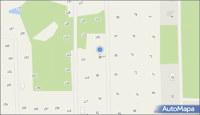 Rościnno, Rościnno, 98, mapa Rościnno