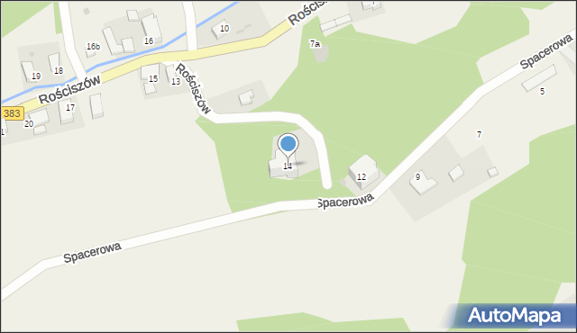 Rościszów, Rościszów, 14, mapa Rościszów