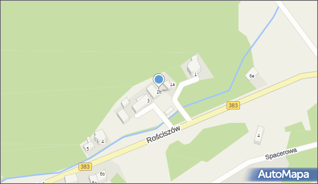 Rościszów, Rościszów, 1b, mapa Rościszów