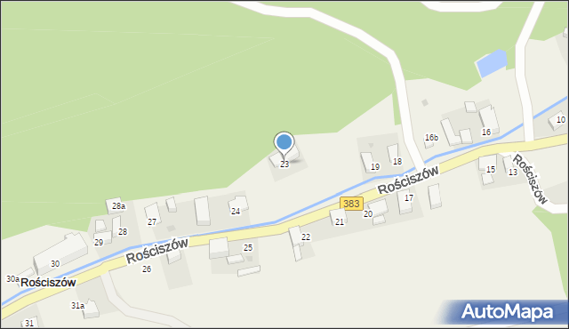Rościszów, Rościszów, 23, mapa Rościszów